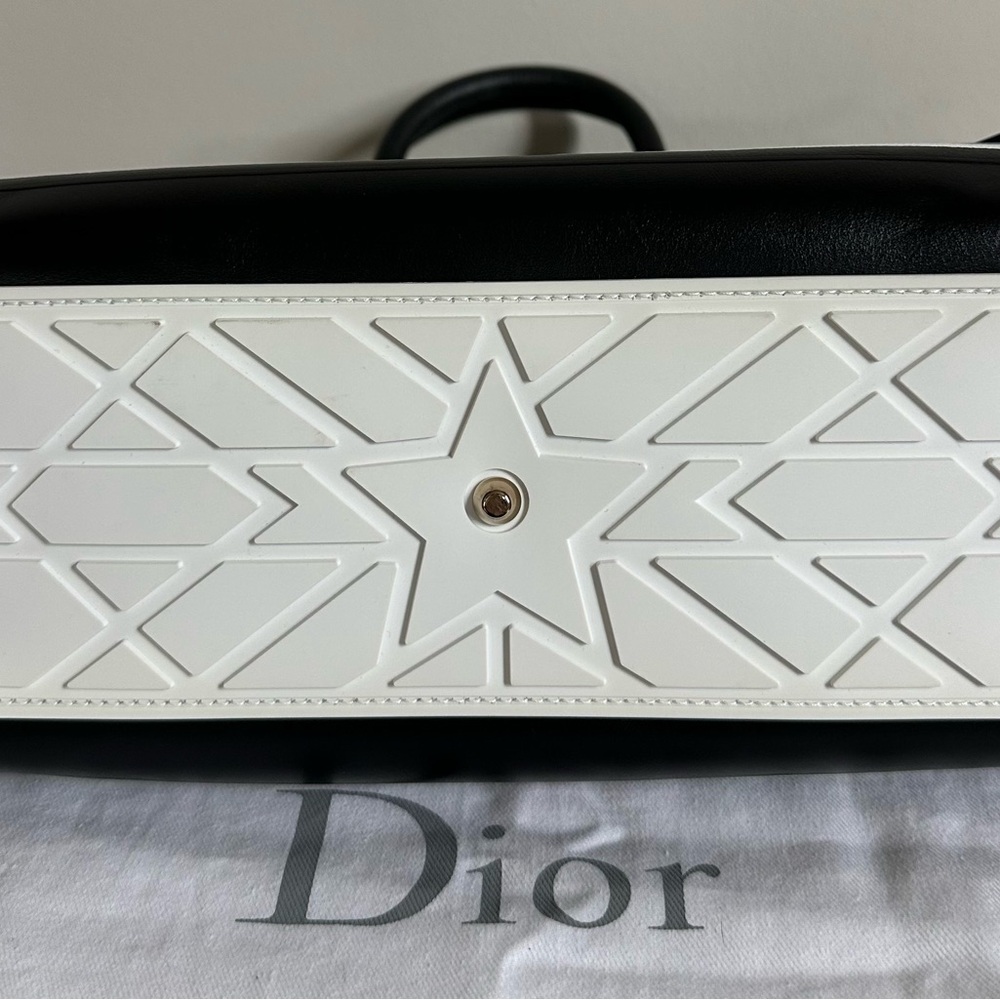 Christian Dior Small Bowling Ball Bag white/Navy - Picture 12 of 16